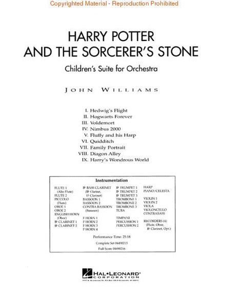 Harry Potter And The Sorcerer's Stone (Suite For Orchestra) - Deluxe Score